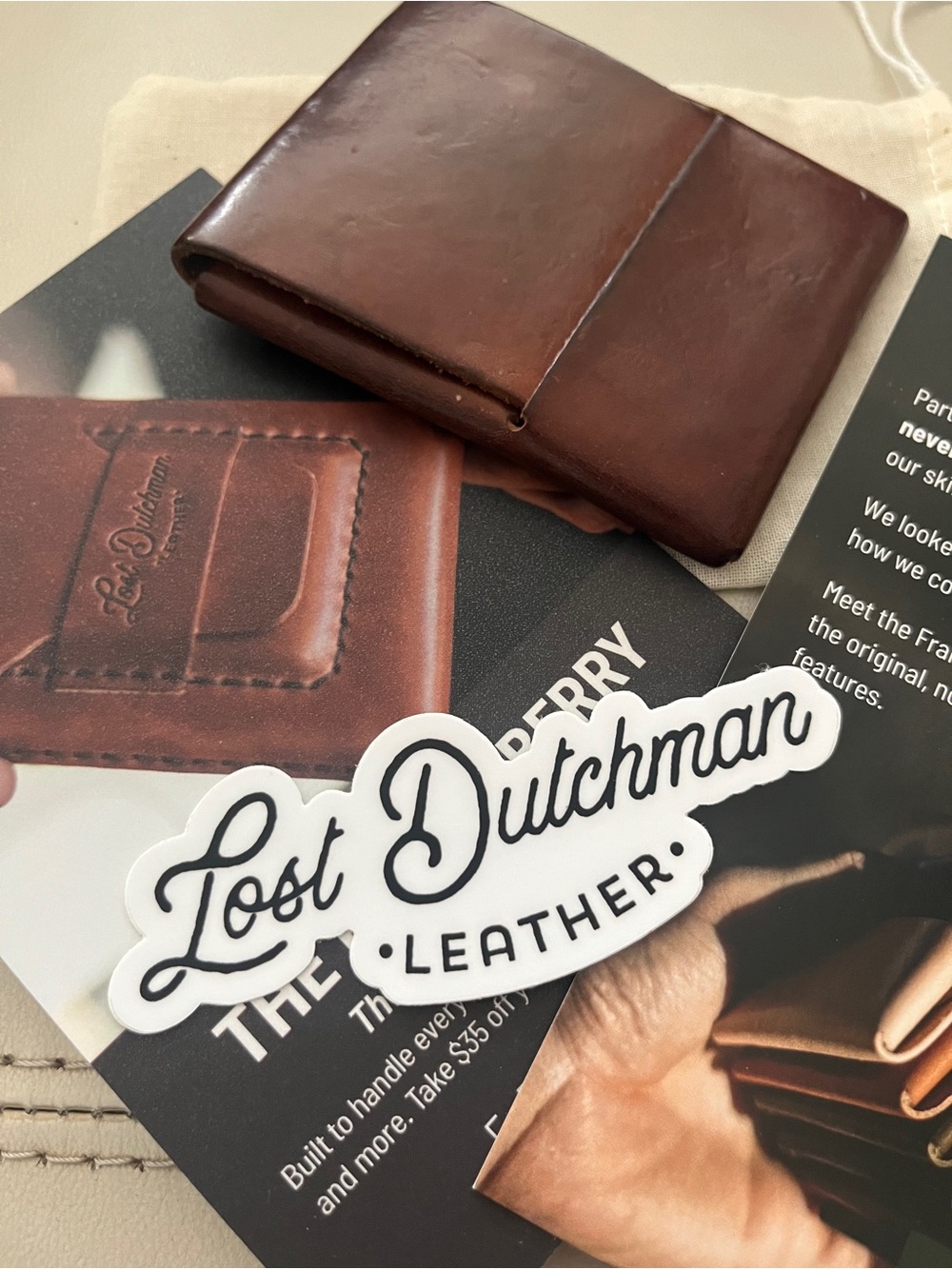 The Franklin-Brown Card Holder